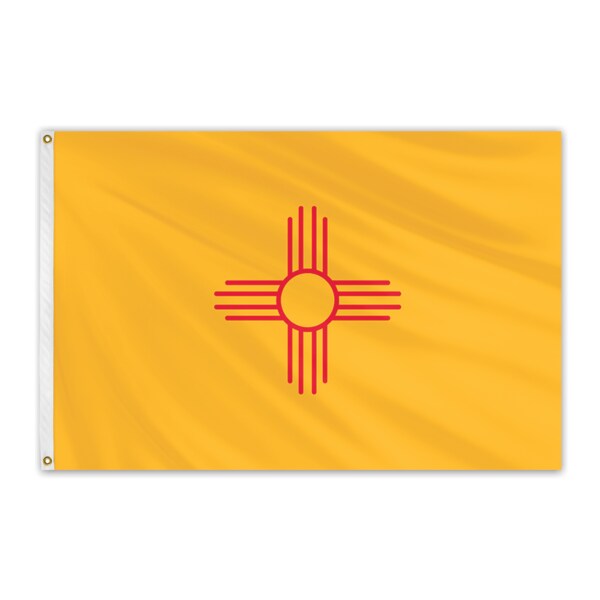 Global Flags Unlimited New Mexico Outdoor Nylon Flag 3'x5' 200481 - main